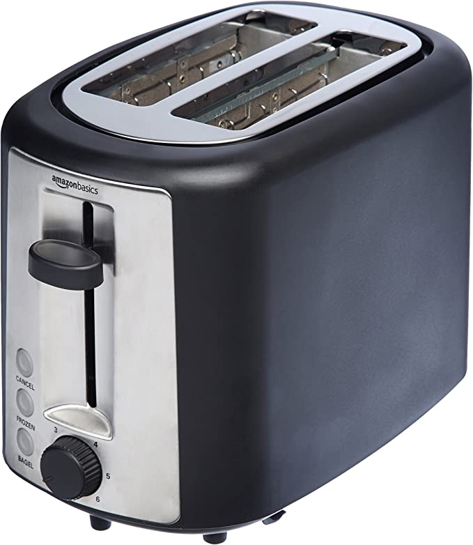black 2-Slot Toaster - Image 1